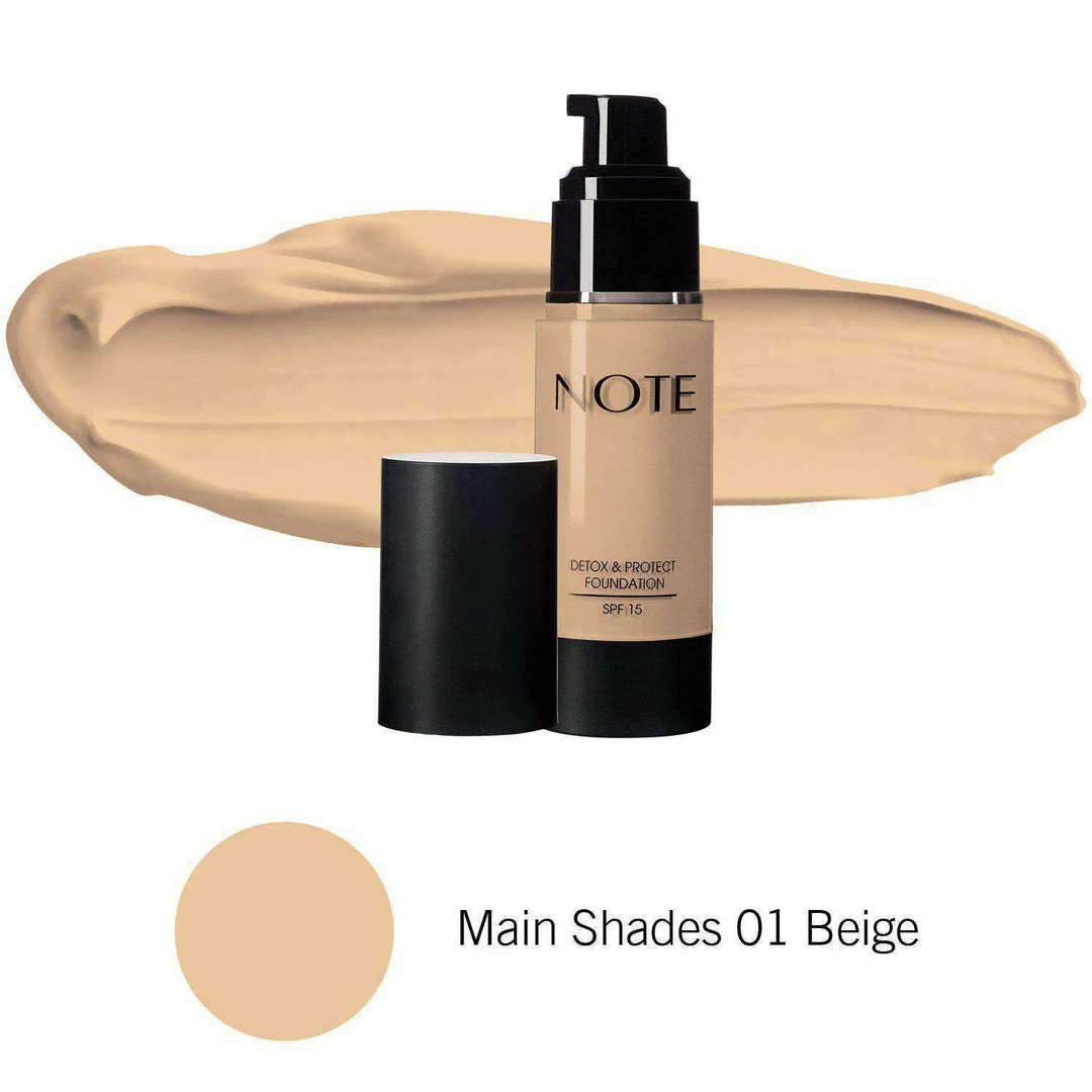 Wholesale ๐ Note Cosmetics MAKEUP Detox And Protect Foundation ๐ฅฐ 4 Note Cosmetics MAKEUP Detox And Protect Foundation