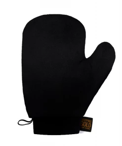 SOSU By Suzanne Jackson Dripping Gold Luxury Velvet Tanning Mitt