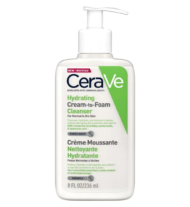 Buy π₯ CeraVe Hydrating Cream-to-Foam Cleanser NEW IN π 3 CeraVe Hydrating Cream-to-Foam Cleanser NEW IN