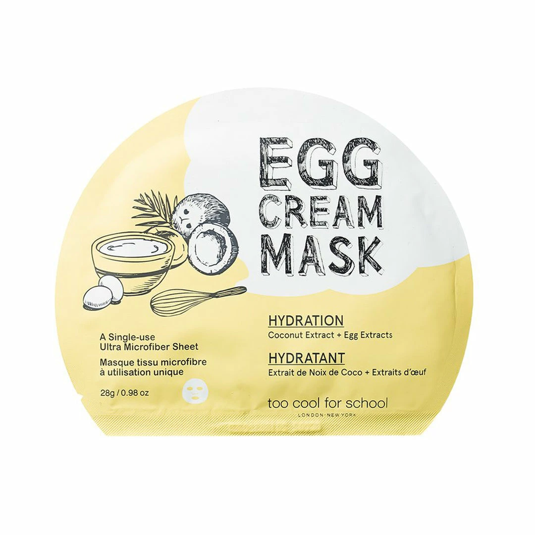 Best deal 🌟 Too Cool For School Egg Cream Masks SKINCARE ⭐ 4 Too Cool For School Egg Cream Masks SKINCARE