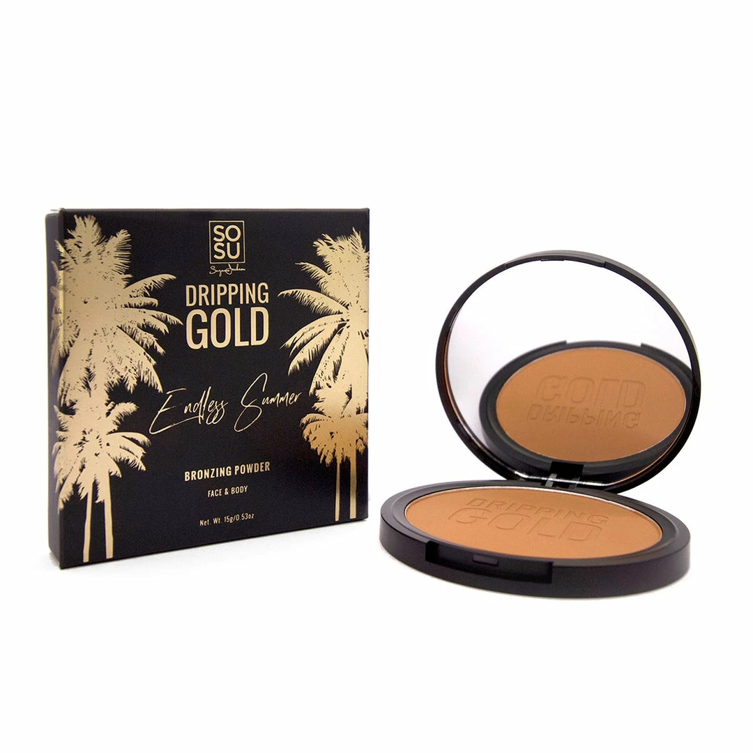 Flash Sale ❤️ SOSU By Suzanne Jackson MAKEUP Dripping Gold Endless ☀️ Summer Bronzing Powder ❤️ 3 SOSU By Suzanne Jackson MAKEUP Dripping Gold Endless Summer Bronzing Powder